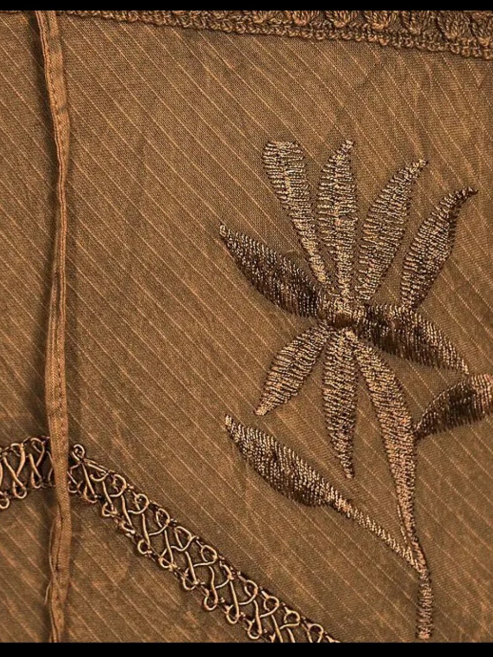 Scully Spaghetti Strap Front Tie Embroidered Dress. - Picture 5 of 9